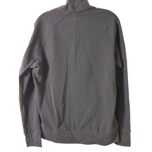 Adidas XL Womens Black Pullover Sweatshirt Comfy Raglan Long Sleeves Casual Wear - Picture 6 of 7